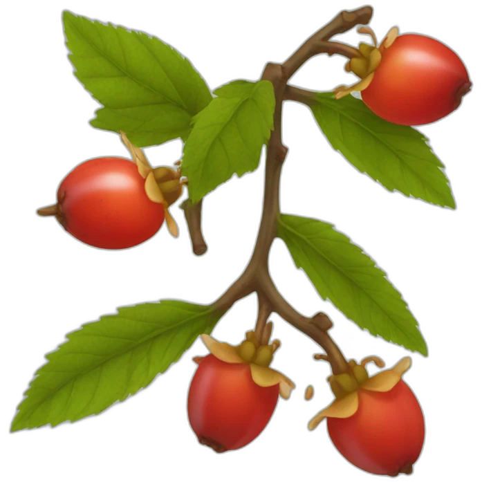 rosehip emoji