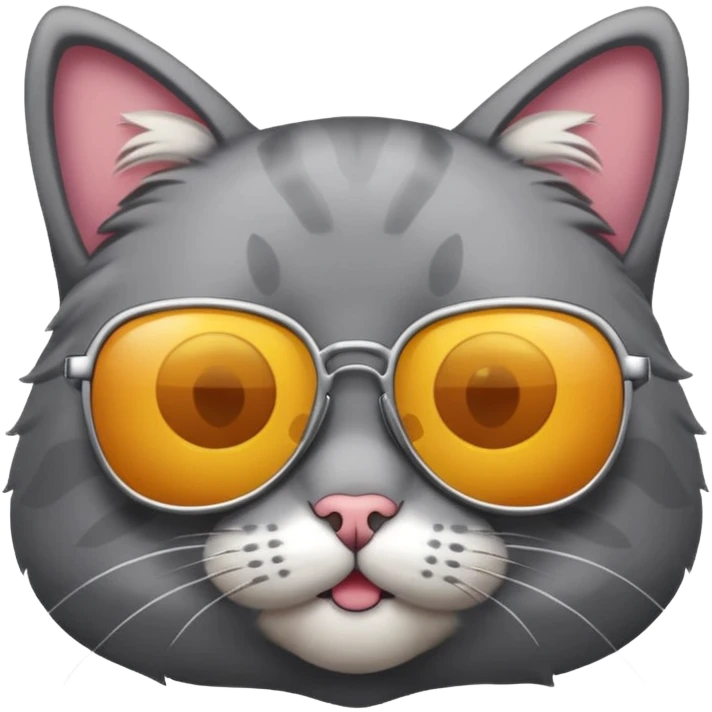 Cat wearing sunglasses emoji