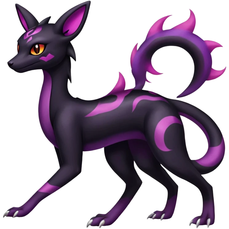 Salazzle-Umbreon-Fakémon-hybrid-creature (full body)  emoji