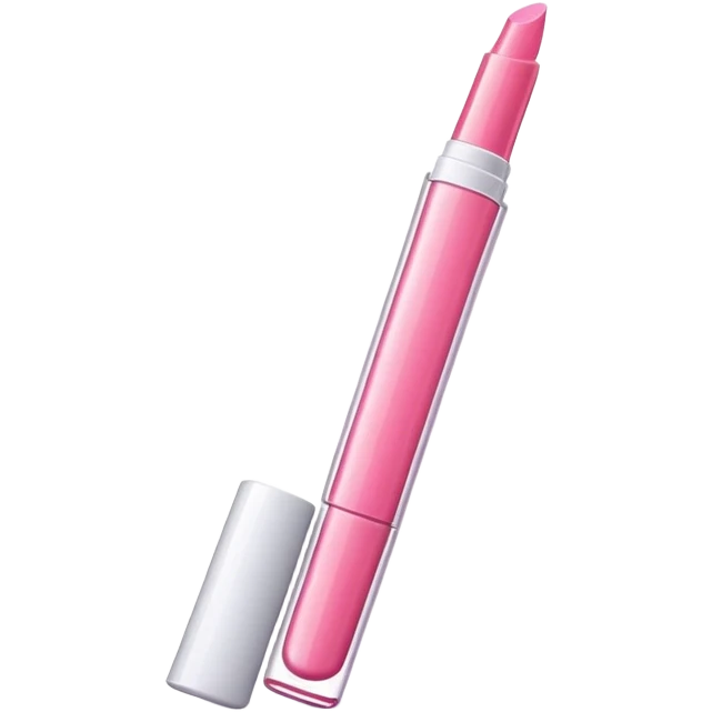 pink lip gloss tube emoji