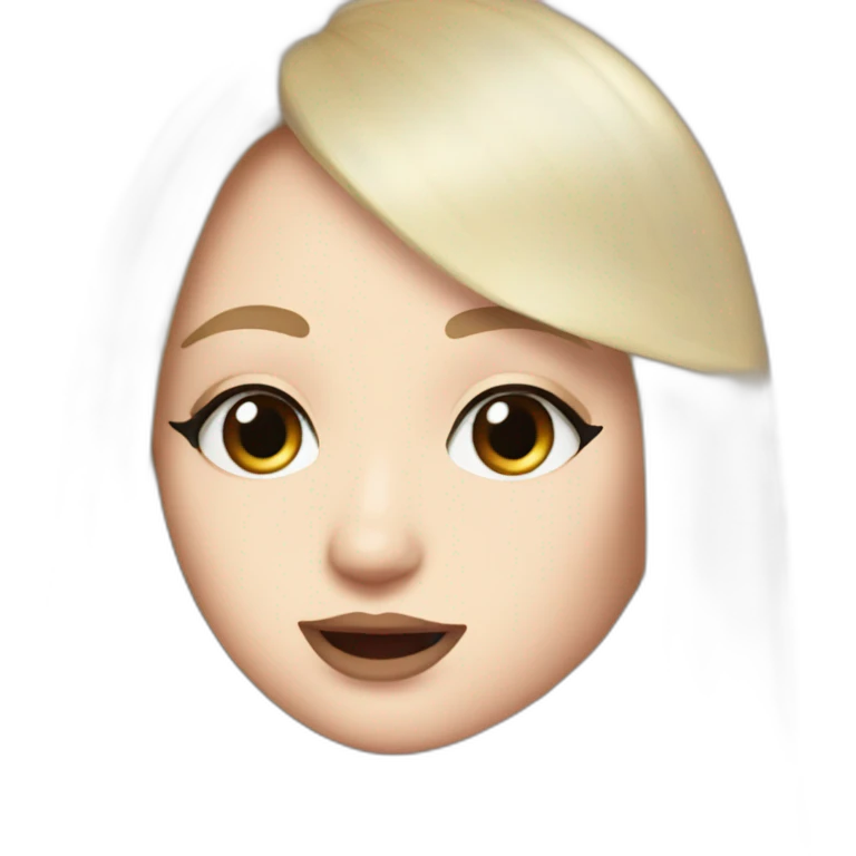 Kim Petras singing emoji