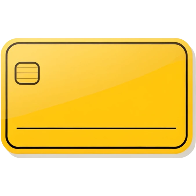 yellow ticket card  emoji