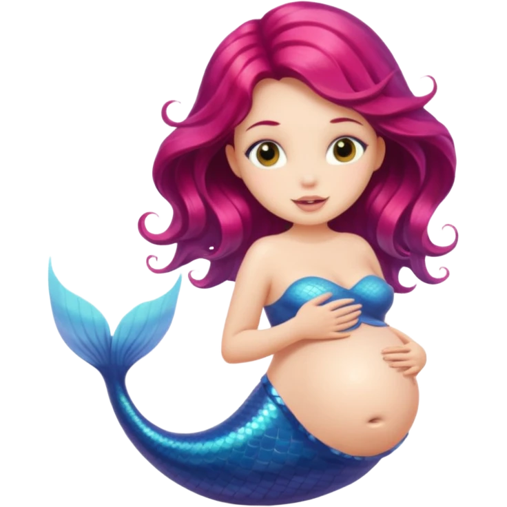 🧜🏻‍♀️🤰🏻 emoji