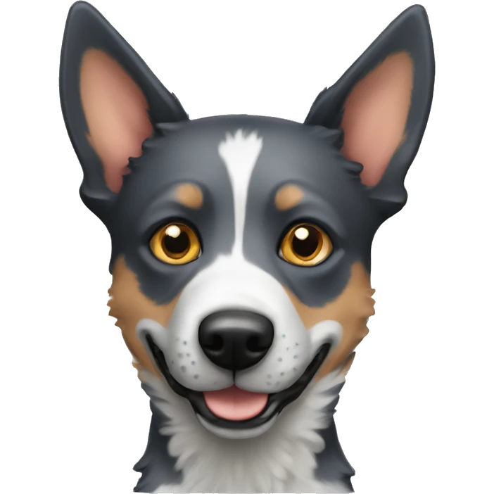 Blue heeler catle dog  emoji