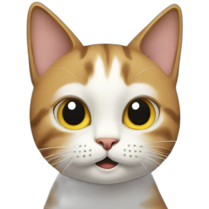 cat saying no with hands emoji