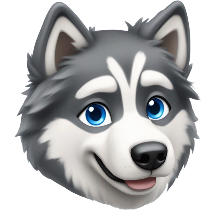 Husky dog emoji