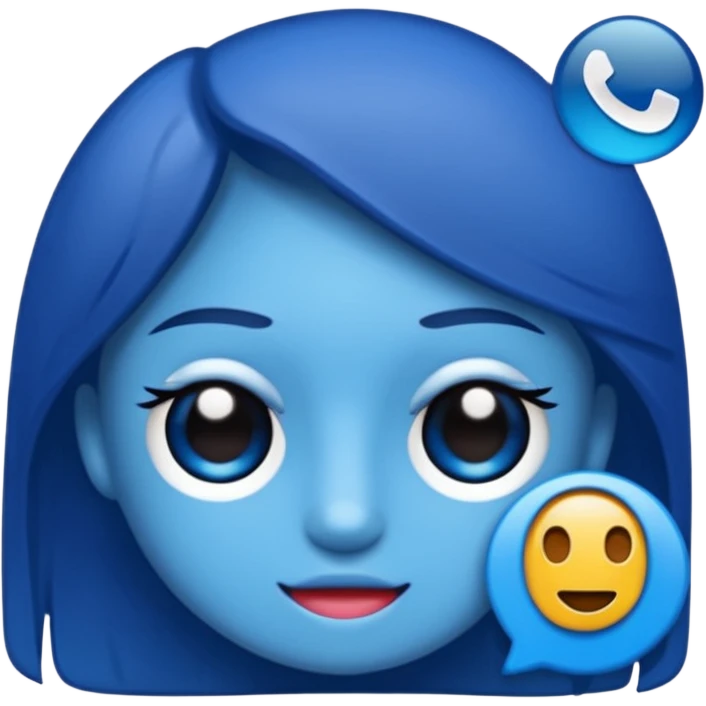 Create me the Instagram verified blue sticker  emoji