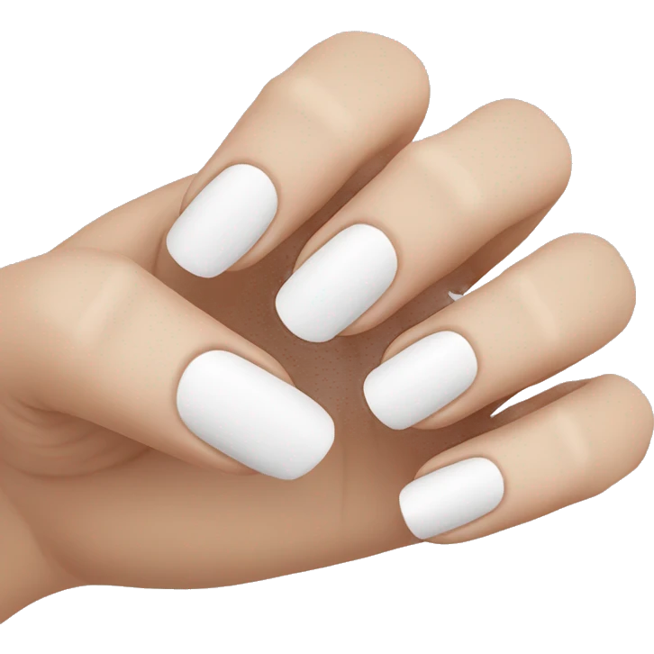 white nails emoji