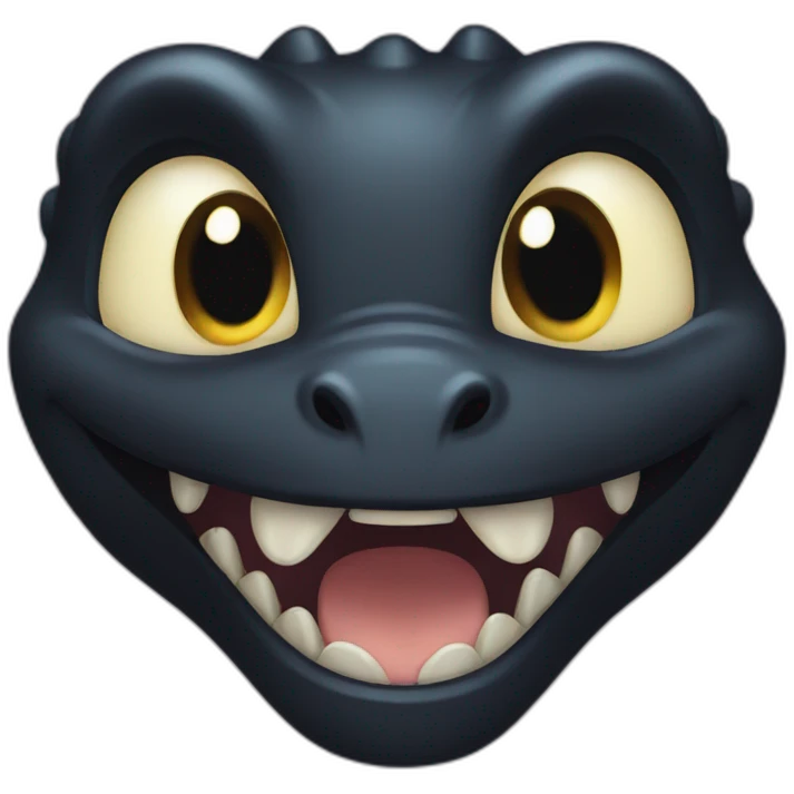 Toothless emoji