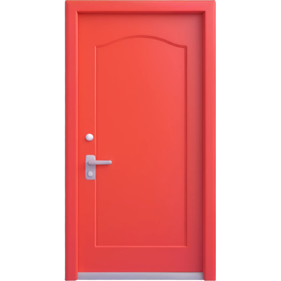 door, 3D emoji style emoji