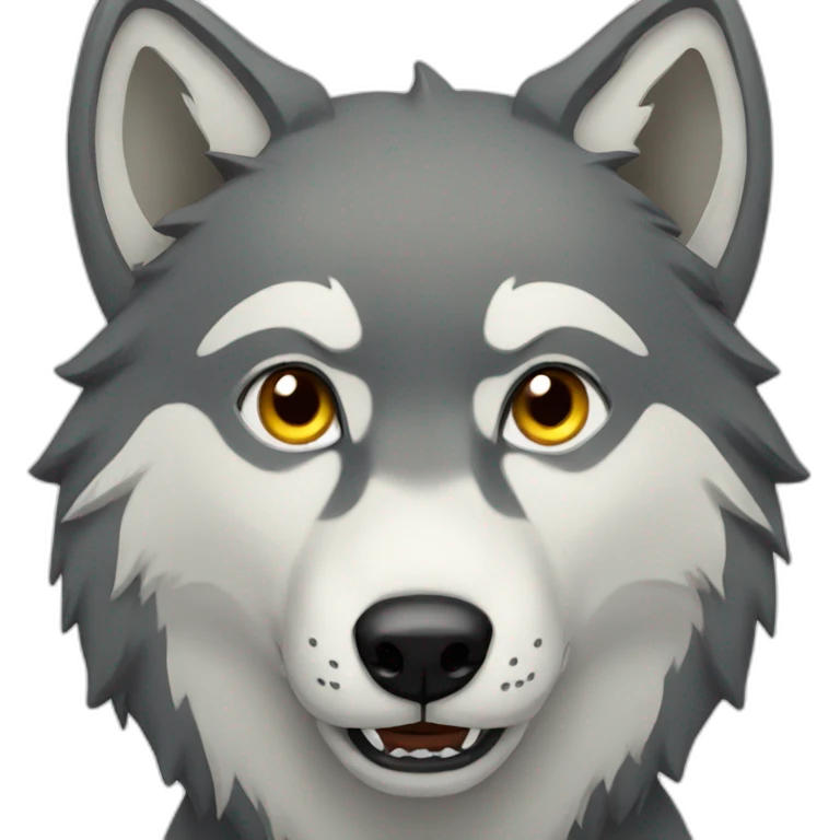 Wolf emoji