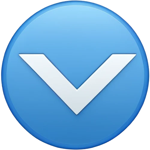 Give me a blue color round shape tick emoji like verification tick emoji