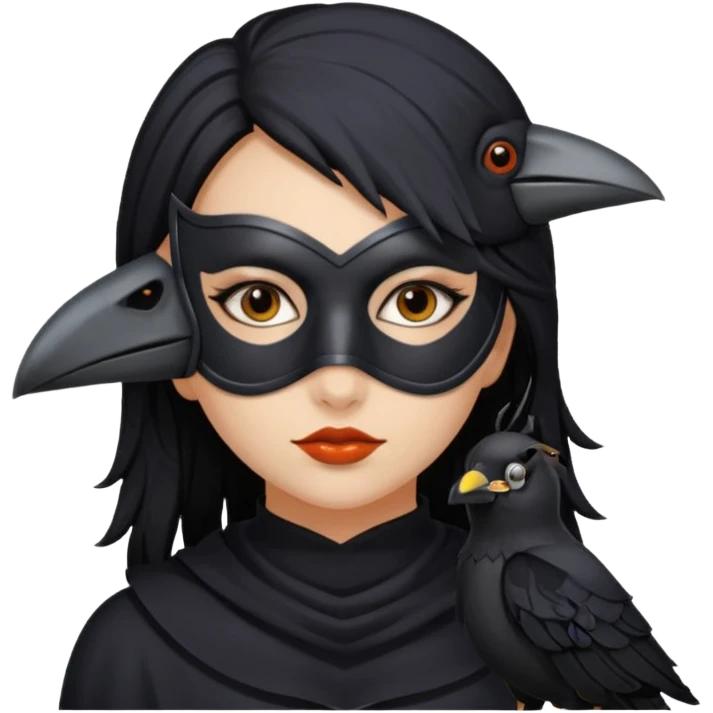 Caw girl emoji
