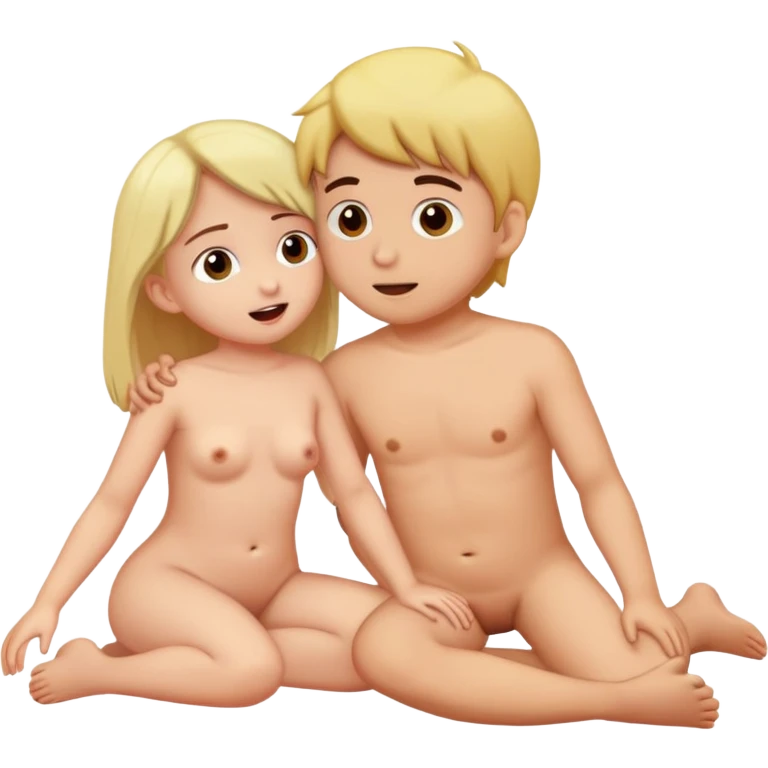 Kids naked Girl having sex sucks boy's cock emoji