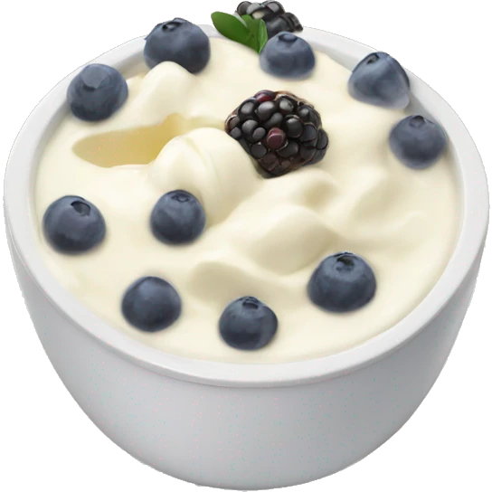 fruit yoghurt bowl  emoji