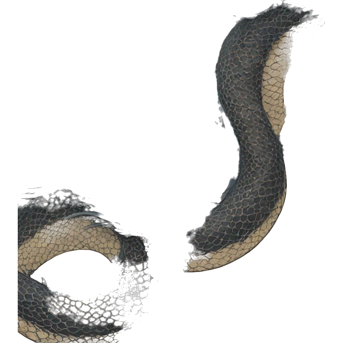 Eastern dragon serpent intricate patterns floral emoji