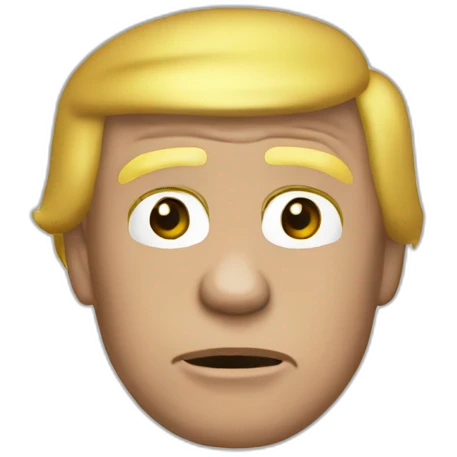 Singe qui tape trump emoji