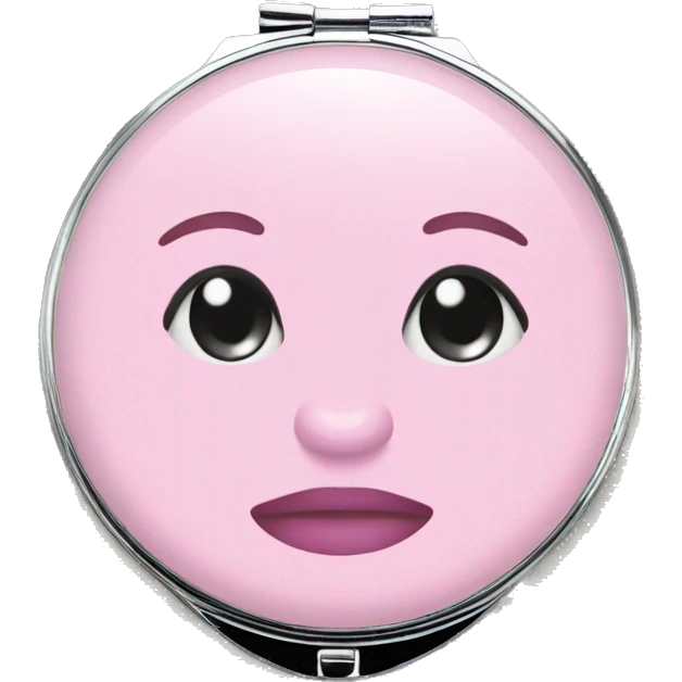 Pink compact mirror  emoji