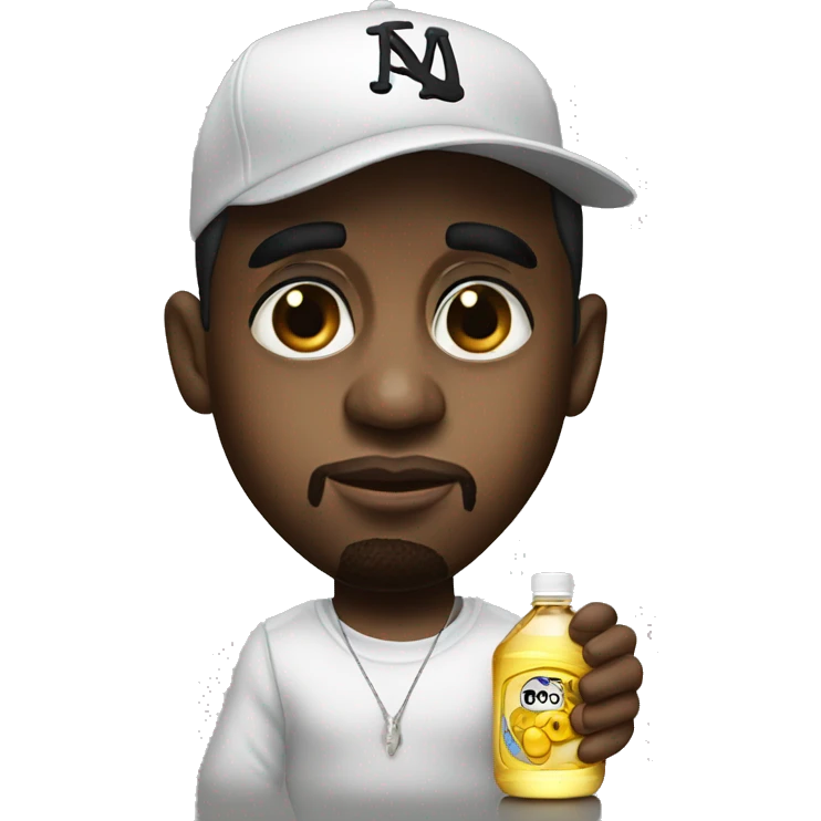 P Diddy wearing baby oil emoji