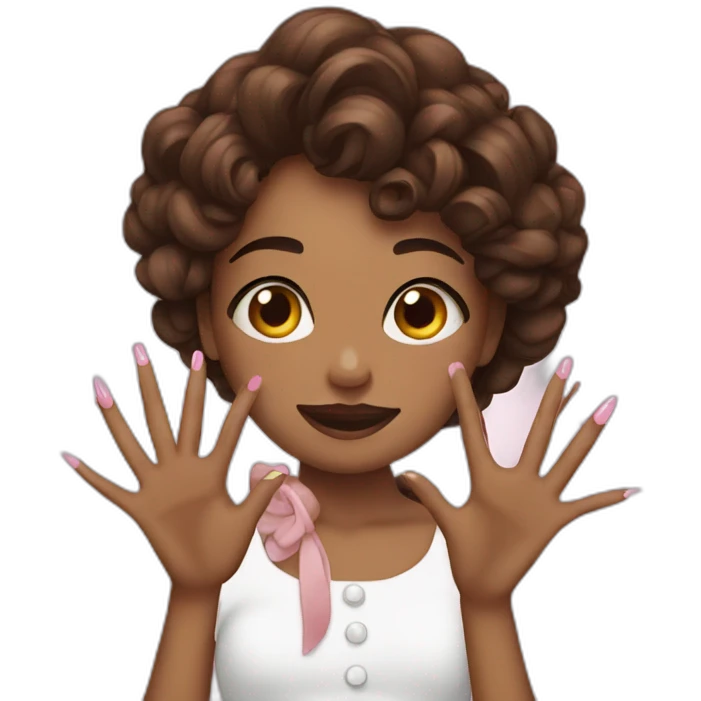 Cute nails emoji