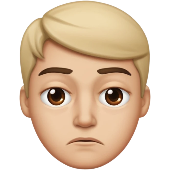 side eye and make it look like disgusted  emoji