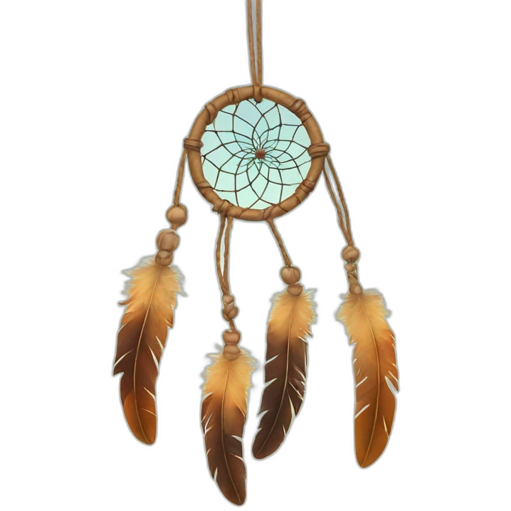 Dreamcatcher on a string emoji
