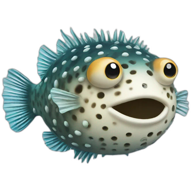 Puffer fish emoticons emoji