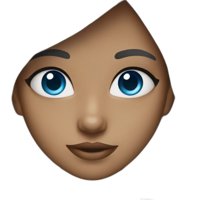 Daughter with blue eyes  emoji