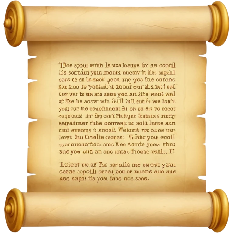Scroll with quote
 emoji