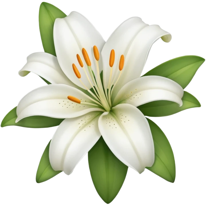 Lily flower emoji