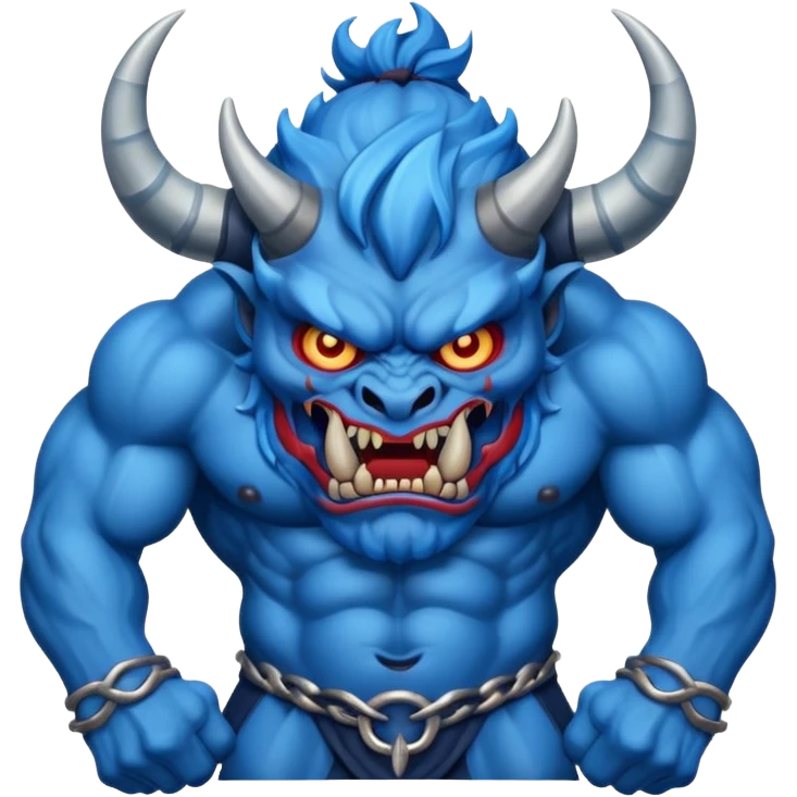 blue oni emoji