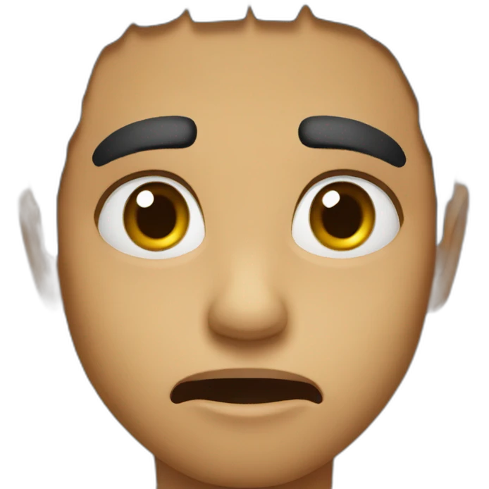 Arab boy anger emoji