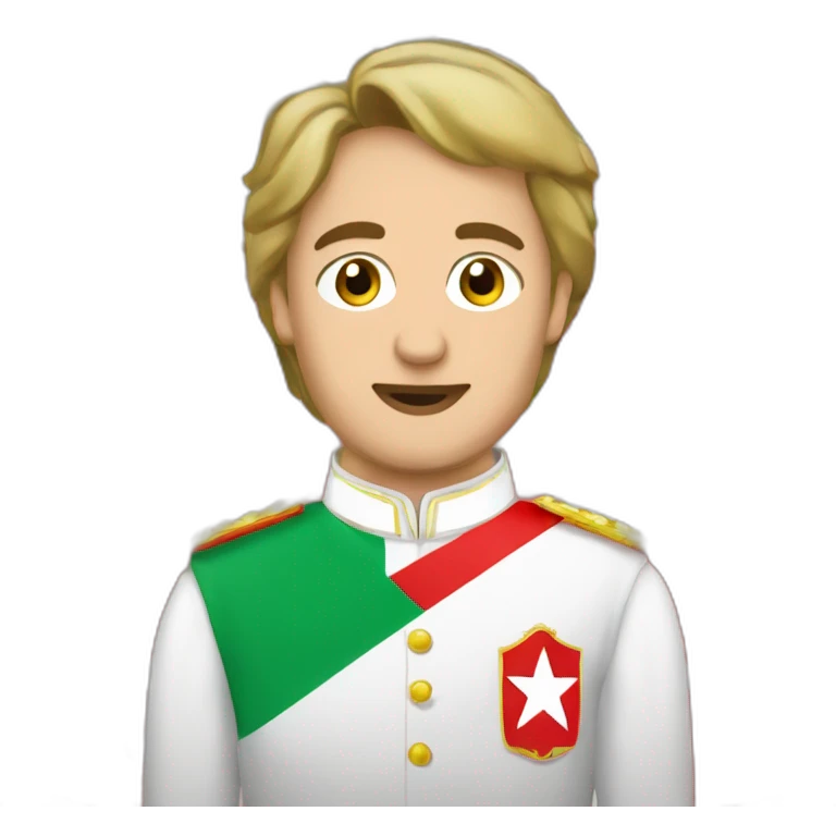 Vladimir putine Withe algérien flag emoji
