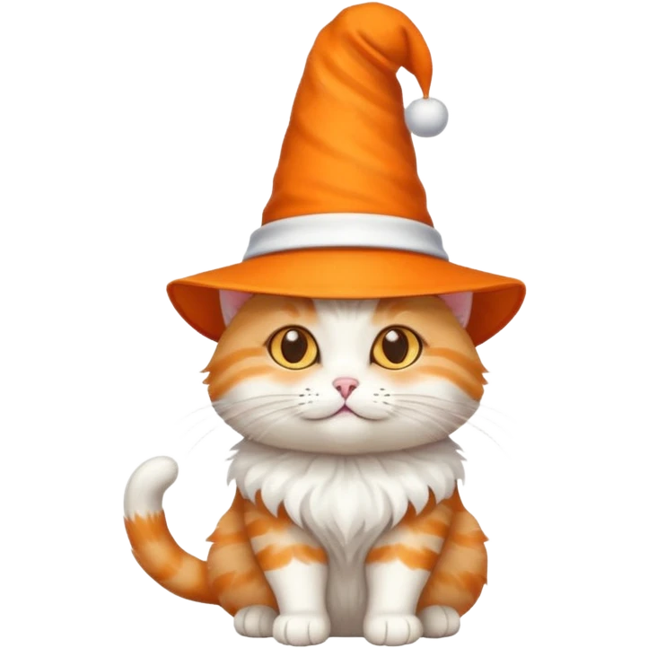 Cat in a magic hat emoji