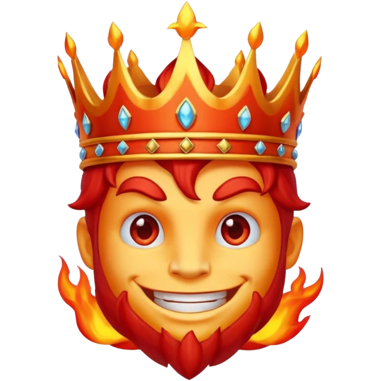 flame king emoji