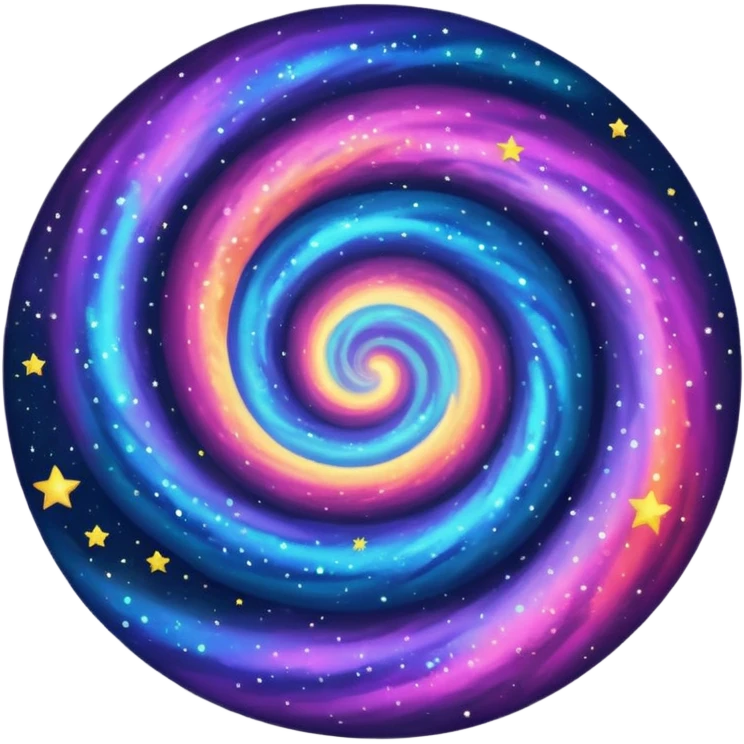 Galaxy with space around it emoji