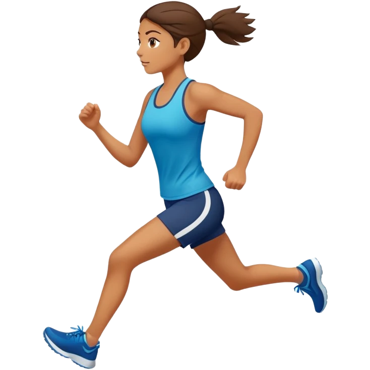 Active girl emoji