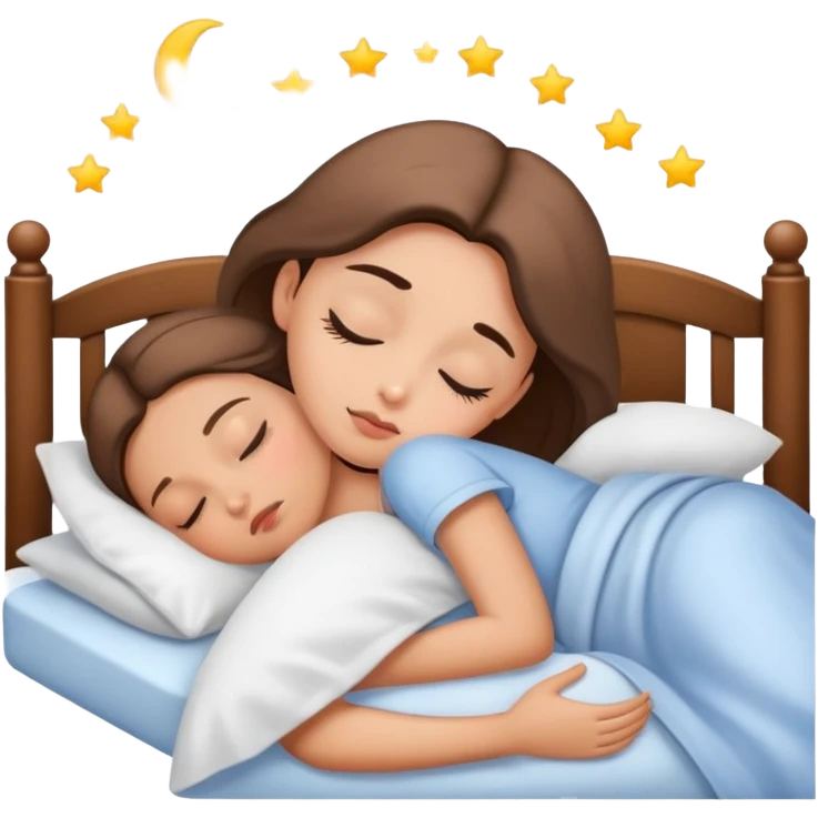 Girl preparing to sleep  emoji