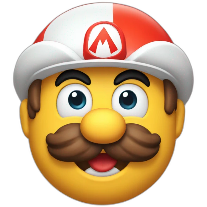 Mario hungry emoji
