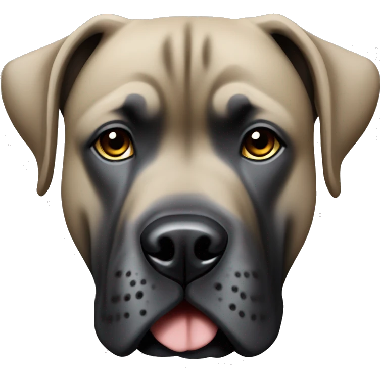 dog cane corso beige emoji