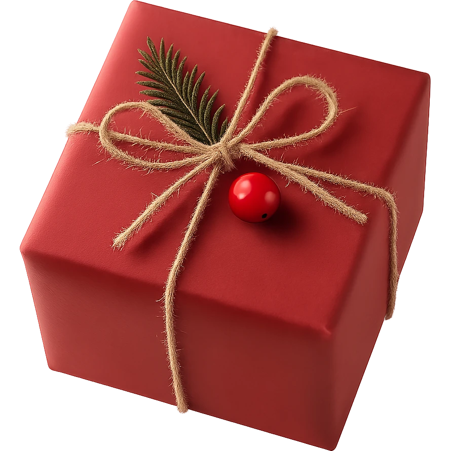 Christmas gift , remove background emoji