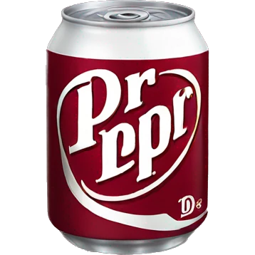 Dr pepper can emoji
