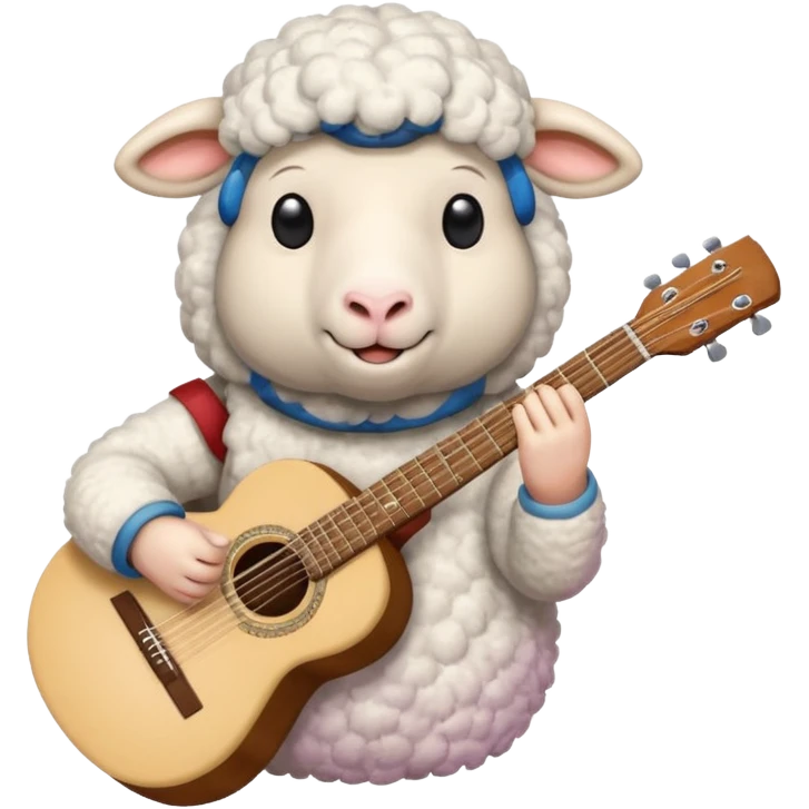 sheep guitarist emoji