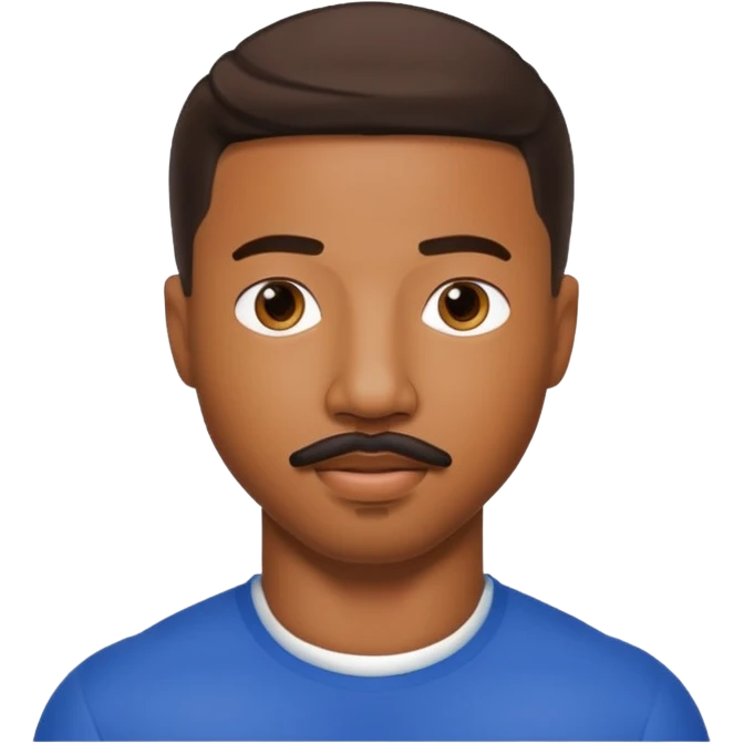 michael b jordan with mustache emoji