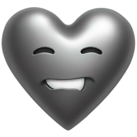 metal heart emoji