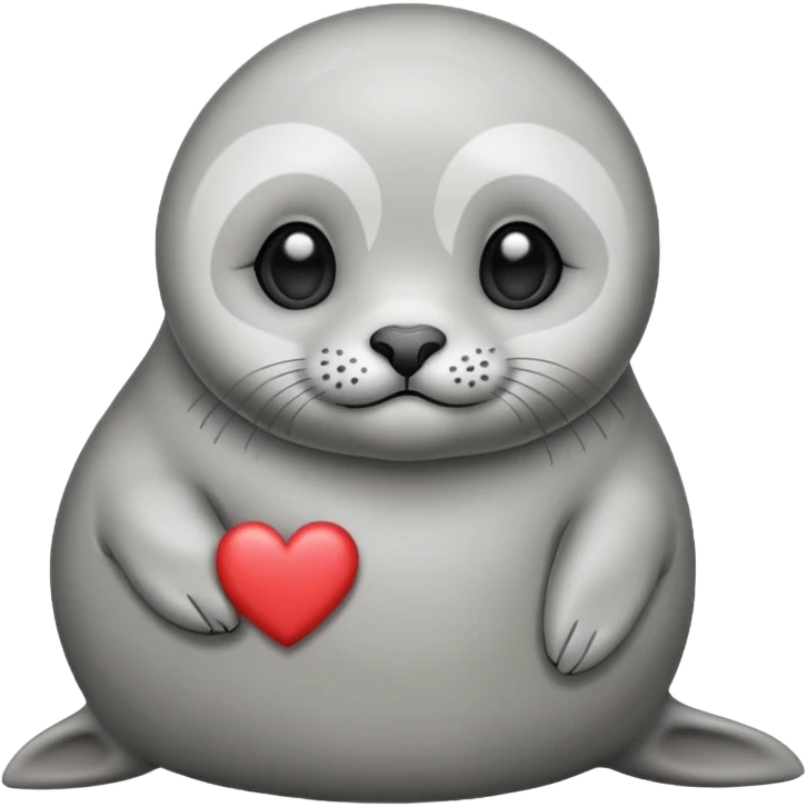 Baby seal heart eyes emoji