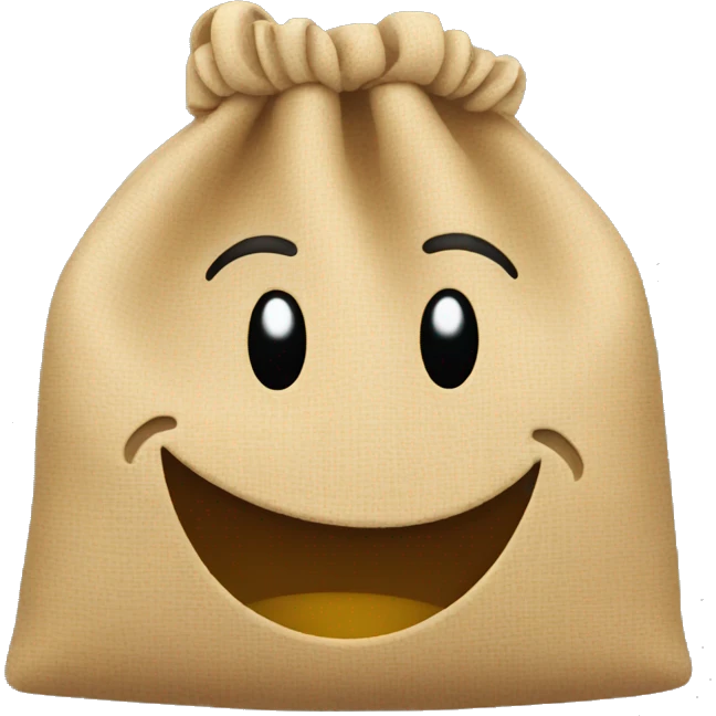 bag smirking emoji