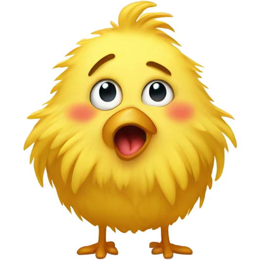 Smelly chick emoji