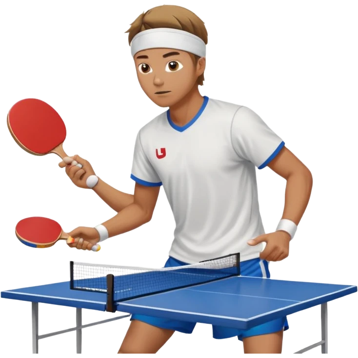 Guy playing ping pong emoji