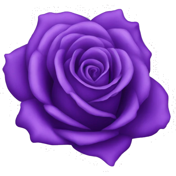 Purple rose emoji